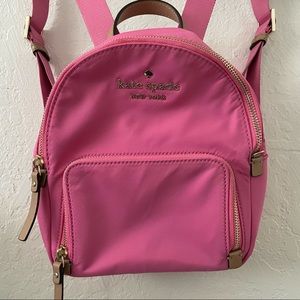 Kate Spade Pink Nylon Hartley Backpack